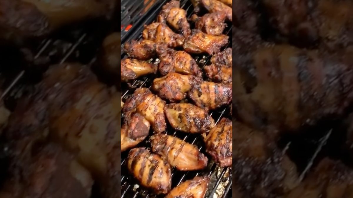 BBQ Chicken Wings #chicken #foodie #shorts