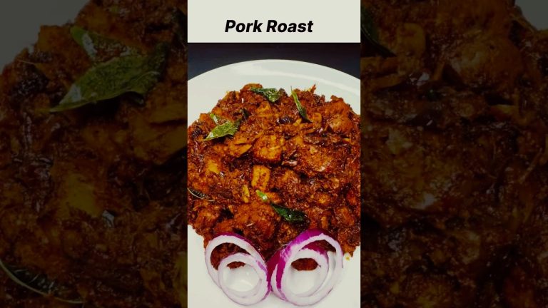 Pork Roast | Pork Varattiyathu | Angamaly Style Pork fry #shorts