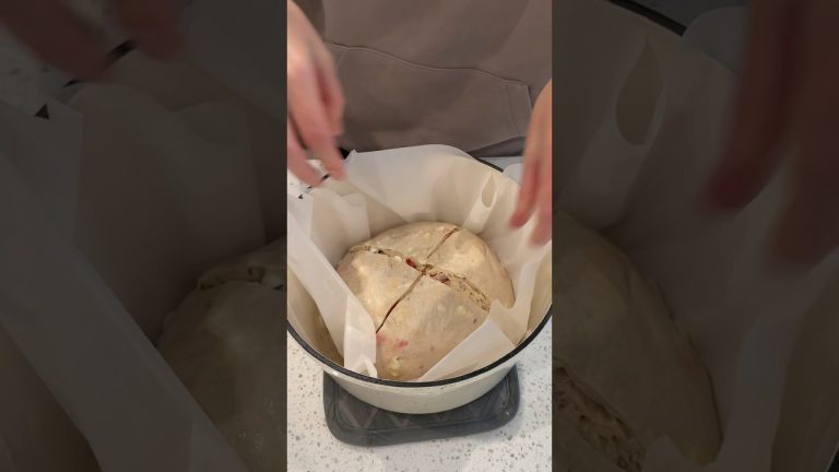 Baking strawberry white sourdough bread #sourdough #shorts