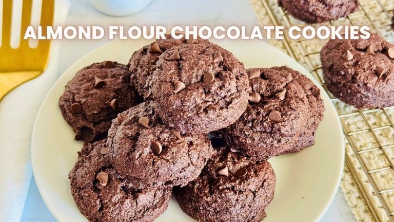 Easy Almond Flour Chocolate Cookies | A Simple Healthy Recipe | Low-Carb, Gluten-Free & So Good!