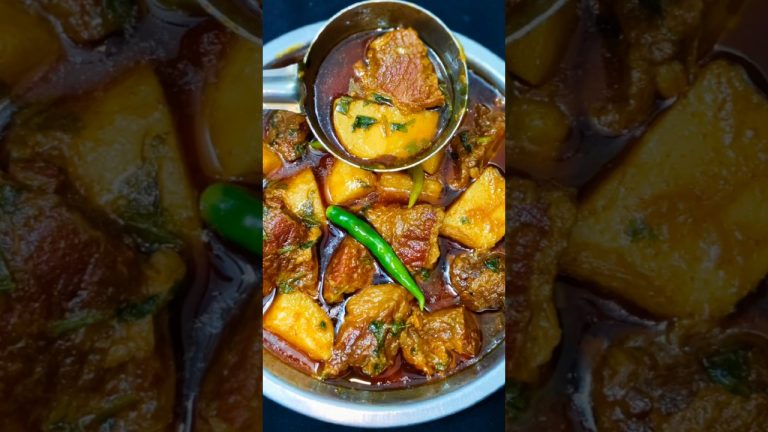 Gosht Ka Salan | Aloo Gosht Recipe | gosht ka shorba | original aloo gosht recipe #shorts #aloogosht