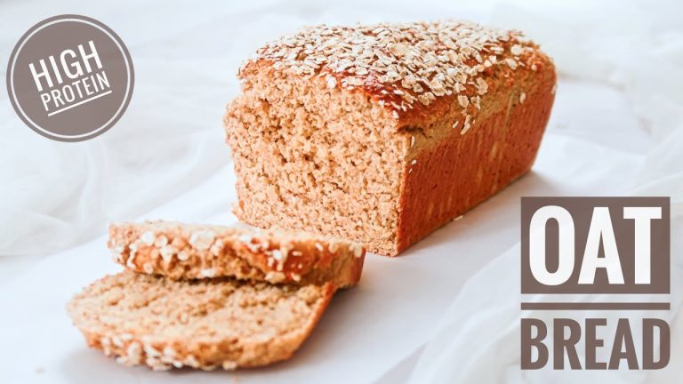 100% Oat Bread Recipe | High Protein & No Yeast Required