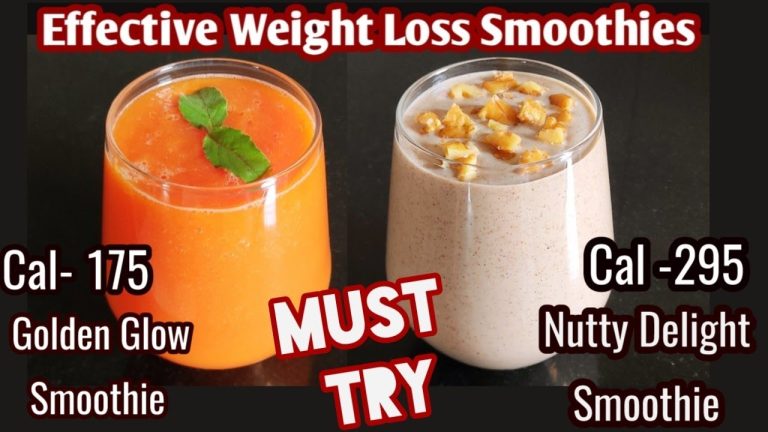 2 Smoothie Recipes For Effective Weight loss Success / Weight Loss Recipes/Healthy Breakfast Recipes
