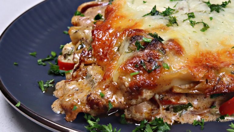 Easy Homemade Rasta Pasta Lasagna Recipe |Cheesy, and Delicious Step-by-Step Recipe