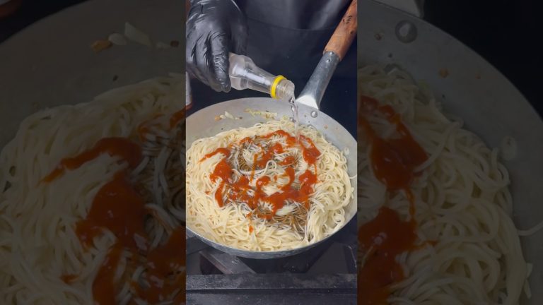 Italian Style Spaghetti Recipe 🍝 #shorts