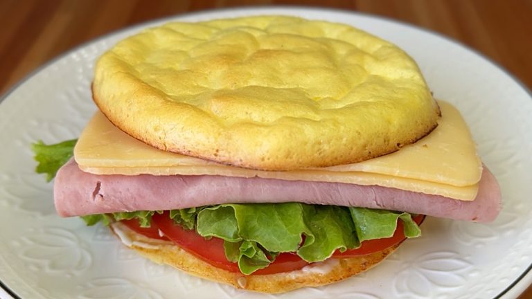 Pan Nube con Solo 3 Ingredientes Sin Gluten y Sin Harinas | Receta Fácil