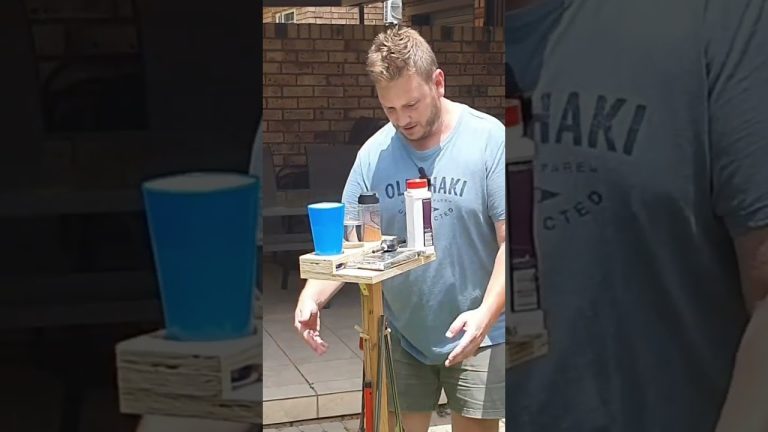 DIY BBQ Stand Final Result! #diy #bbq #woodworking