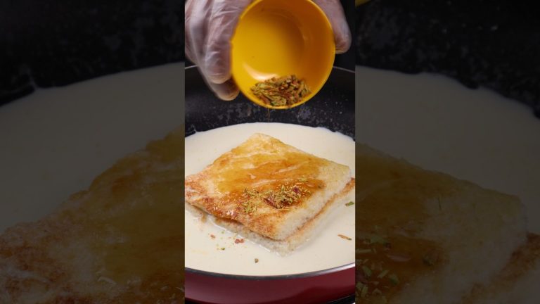 Why is this so VIRAL | Milk Bread Recipe #shorts #bread #breadrecipe #viralvideo #asmrfood