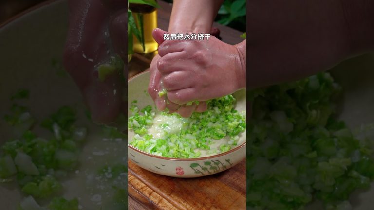 鲜美多汁白菜猪肉饺子，简单易做，好吃到爆！ #饺子 #家常菜 #美食教程 #烹飪 #料理 #food #cooking