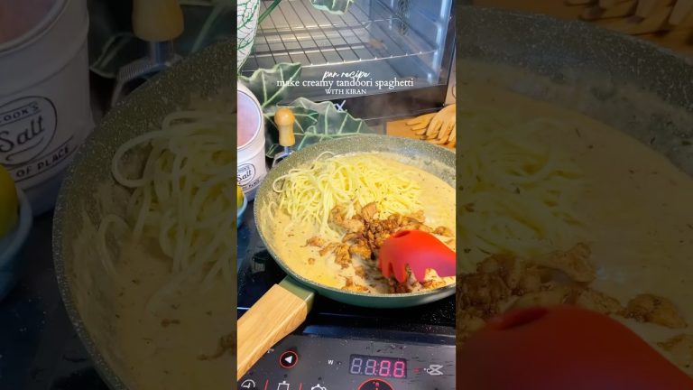 I love this Tandoori Spaghetti recipe😍🤤 #shorts #food #foodie #trending #recipe #ytshort #short