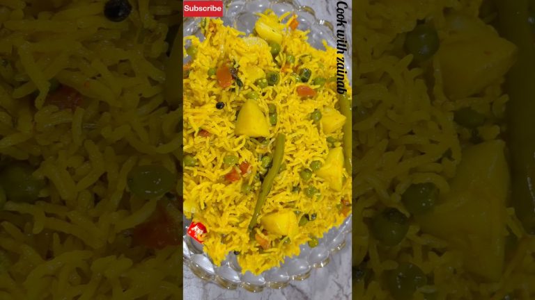 Unique Pulao Recipe #aloopulao #cookwithzainab