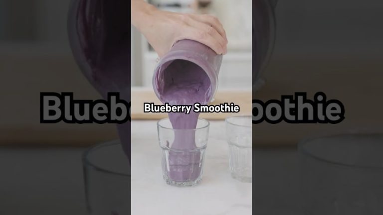 Easy Blueberry & Avocado smoothie Recipe