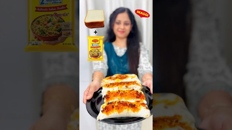 Maggi Bread Rolls🤤#selinesrecipes #shorts #maggi #bread