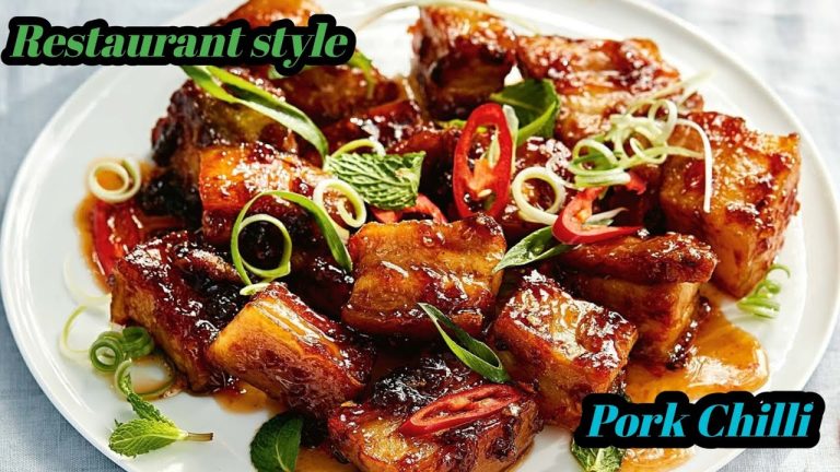 Pork Chilli Kaise Banaye 🌶 🌶 ||Pork Chilli  Restaurant style || Asian Flavour Restaurant