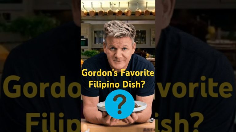 Gordon Ramsay Frozen Food? Wait Until You See His Favorite Fresh Filipino Dishes!