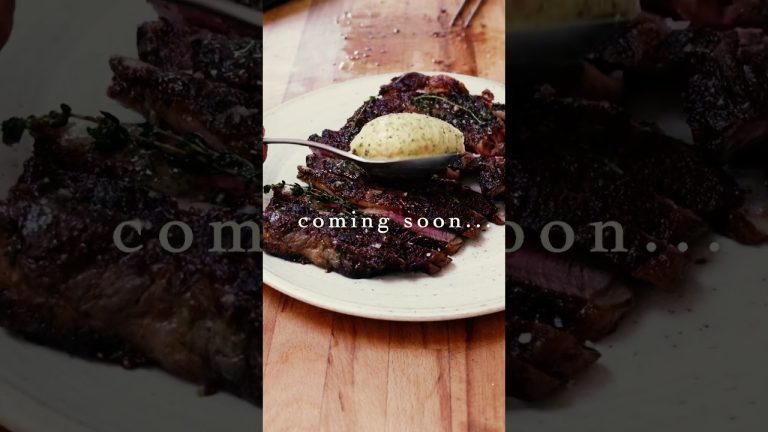 Steak with Cafe de Paris Butter… #cooking #recipe #steak