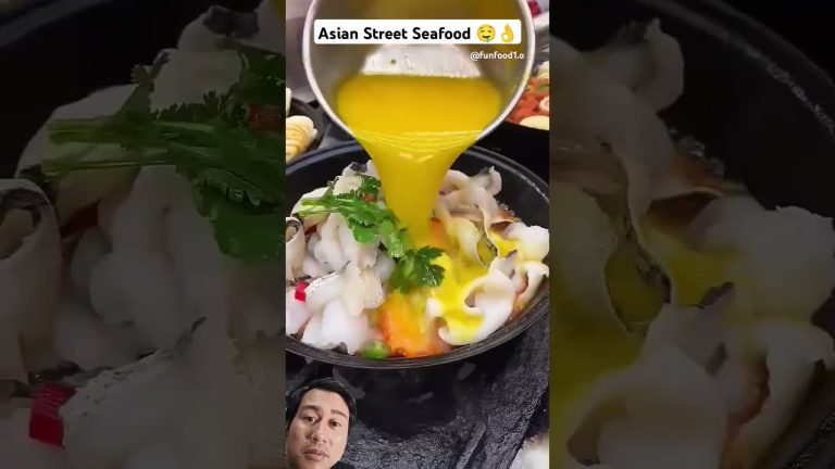 #delicious_Asian Street Seafood Recipe 🤤👌