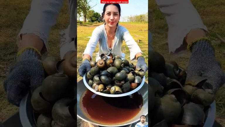 How to cook snail recipe #shortsfeed #shorts #cooking #food #recipe #friedonions #breaded @rabi196