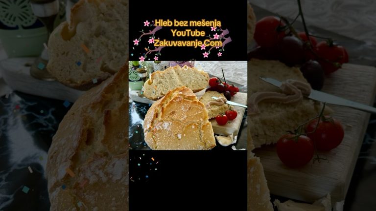Hleb bez mešenja, Homemade bread #zakuvavanjecom #hleb #bread #homemadebread