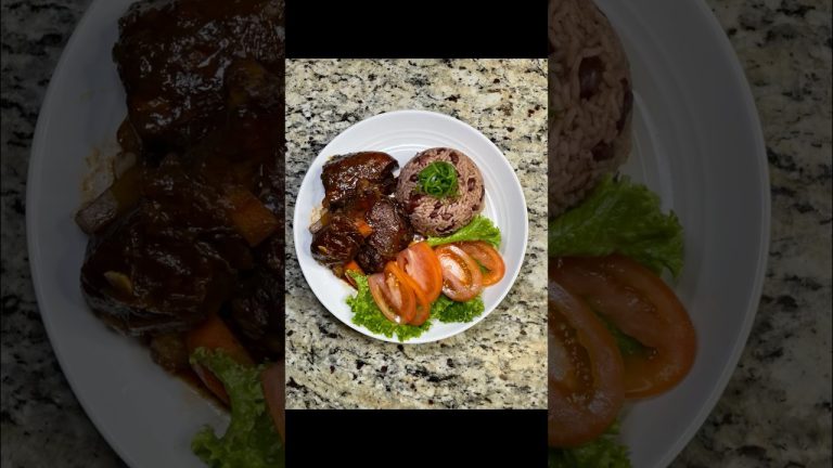 Traditional Jamaican dinner 🇯🇲