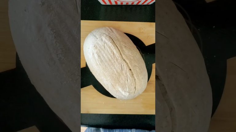 I love the sound of freshly baked sourdough bread #sourdoughbaking #sourdough #diy #asmr #foryou