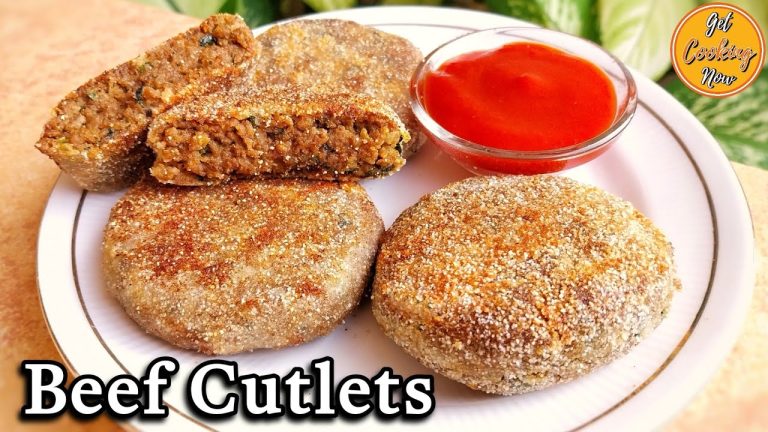 Goan Beef Cutlets Recipe | Easy Beef Cutlets Recipe | Beef Patties | Mince Beef Cutlet | Goan Recipe