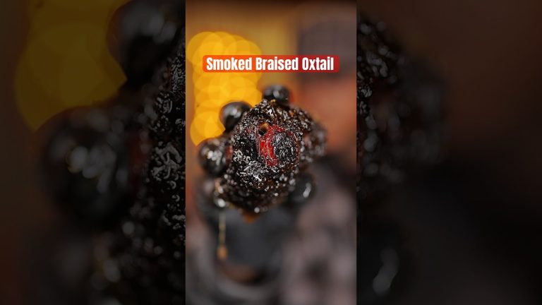 Smoked Braised Oxtail #oxtailrecipe #oxtails #bbq #bbqfood #easyrecipe #tftibbq