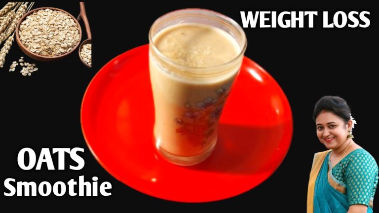 High Protein Oats Breakfast Smoothie Recipe – No Sugar | No Milk – Oats Smoothie For Weight Loss