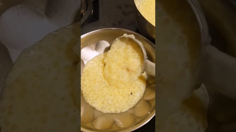 Dessert in 5 mins.. sabudana kheer 😋 ❤️ #recipe #ytshorts