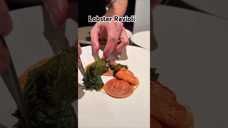 Lobster Ravioli. #ravioli #seafood #food #italianfood #reels #instagram #instagood