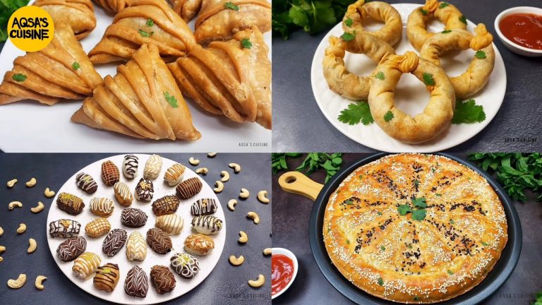 Iftar Recipes, Aloo Samosa, Chicken Bread, Ring Roll, Stuffed Dates, Ramadan Recipes