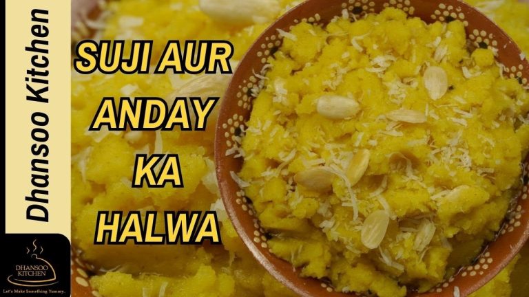 Suji Aur Anday Ka Halwa Recipe | Semolina and Egg Dessert | Sweet Dish | Dhansoo Kitchen