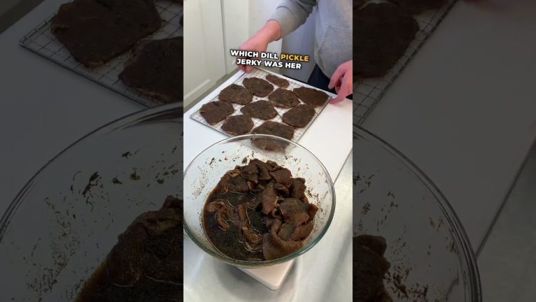 Dill Pickle Beef Jerky Recipe