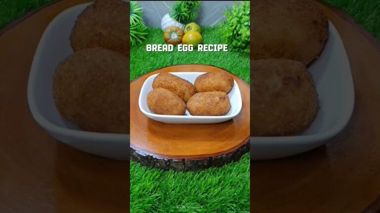 Trending Recipe Of Bread Egg Roll #shorts #crispy #recipe #bread #samosa