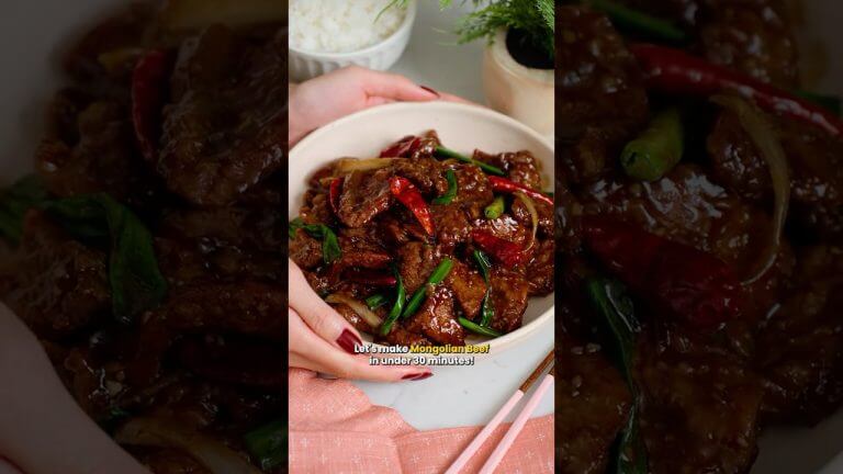 30 min Mongolian Beef #easyrecipe