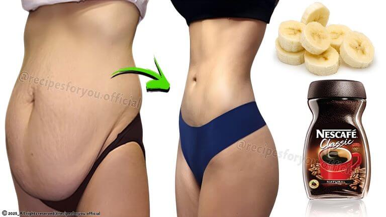 Smoothie that dissolves everything you eat during the day! Drink it before bed 🔝 weight loss drink