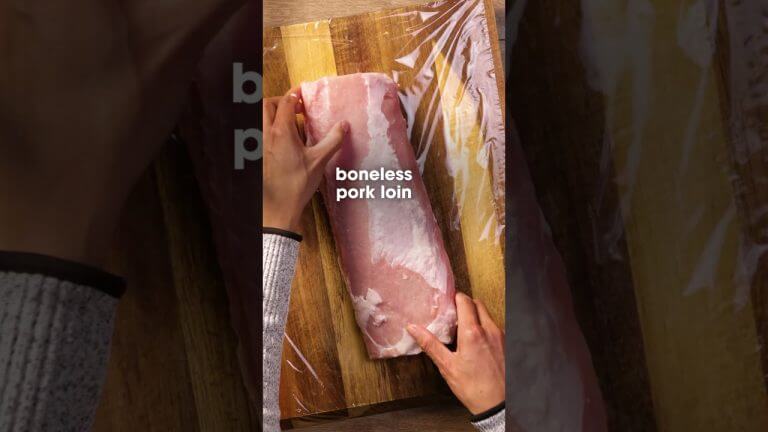 Pork Recipe – Mushroom-Leek Stuffed Pork Loin