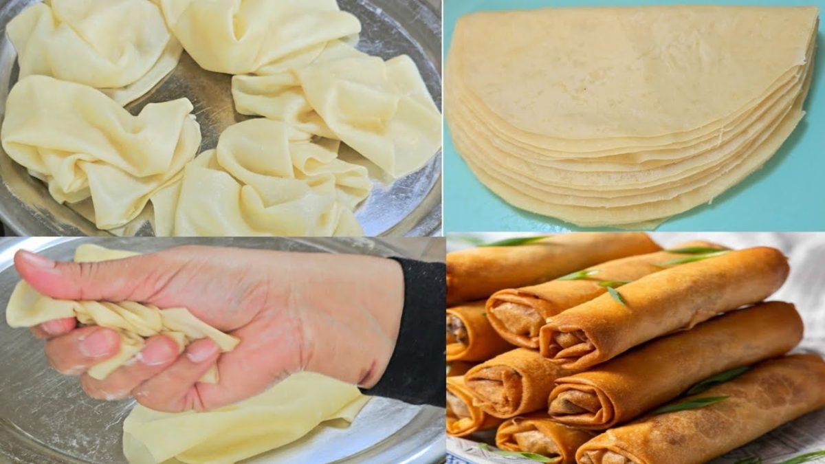 How to make samosa sheets at home | Manda Patti Recipe | Spring Roll | Roll Patti | Samosa Patti |