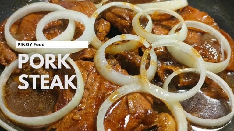 PORK STEAK | PORKCHOP STEAK RECIPE | FILIPINO STYLE PORK STEAK RECIPE |