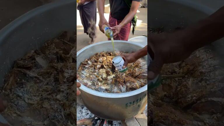 အလှူငါးကြင်းပေါင်း #food #cooking #shorts #reels