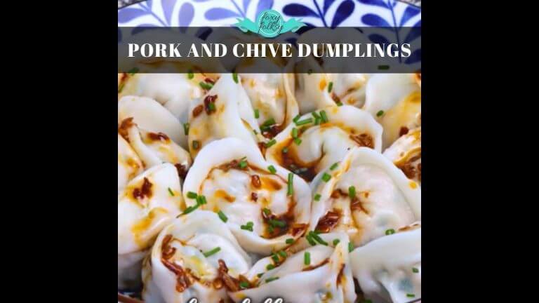 Pork and Chives Dumplings | Easy & Flavorful Chinese Dumpling Recipe