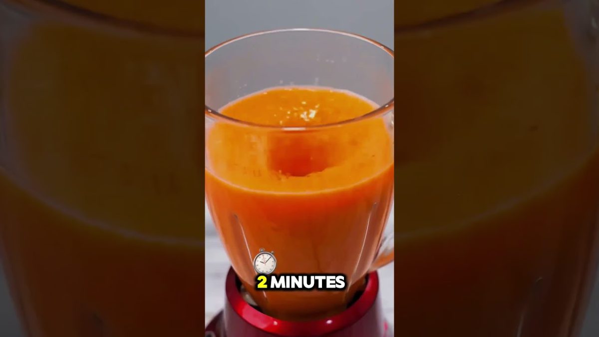 Boost Your Energy with This Simple Banana & Carrot Drink! 🍌🥕 #energyboost