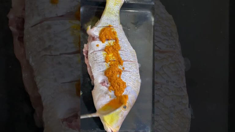 Fried fish recipe with delicious tomato sauce 🐟#cooking #cook #fish #food