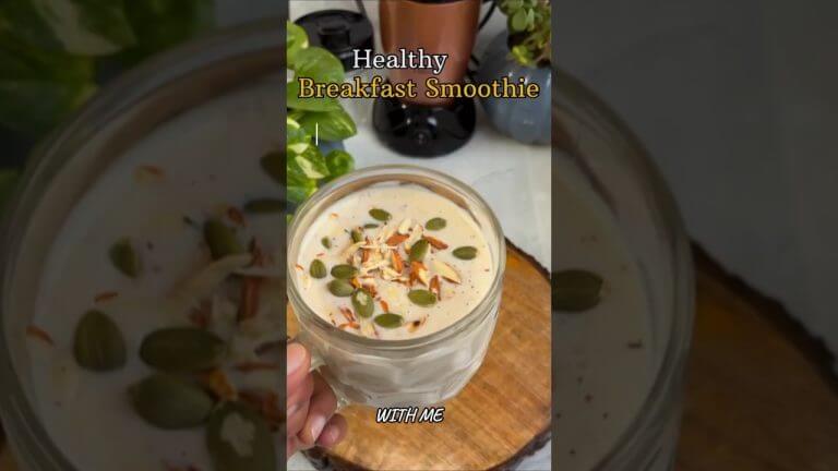 Let's make breakfast smoothie 😋 #cooking #food #trending #easyrecipe #foodmusic #shorts #shortvideo