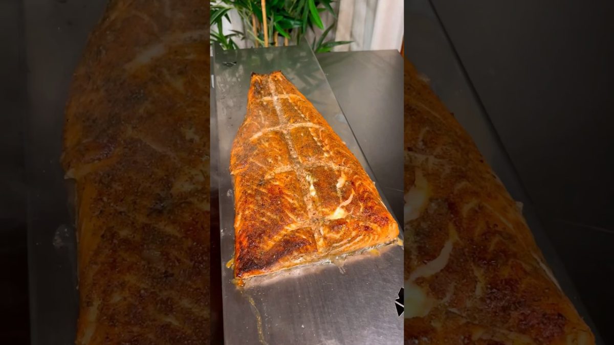 🐟 Flame grilled SALMON 🔥 – ➡️ WANNA TRY ⁉️🤤