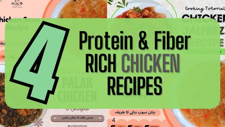 4 Healthy Protein Rich Fiber Rich No Carb Low Fat Chicken Recipes for Diabetics Gym Diet Weight Loss