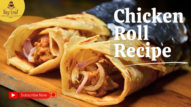 Chicken Roll Recipe | kolkata Kathi Roll | Laccha Paratha Roll | How to Make Chicken Wrap at Home