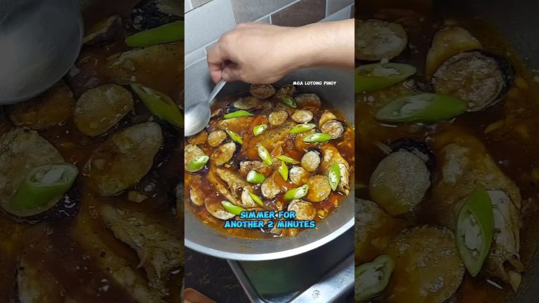 EGGPLANT AND FISH SARSCIADO #filipinocooks #cooking #food #filipinofoodstyle #cookingfood #recipe