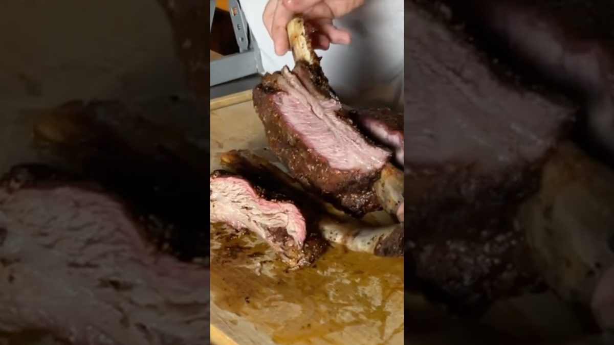 Who Likes Brisket On A Stick??? #bbq #beef #shorts