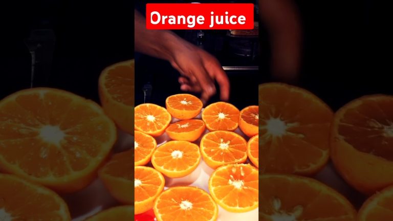 I Made Orange Juice Using Only My Hands